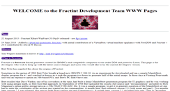 Desktop Screenshot of fractint.net